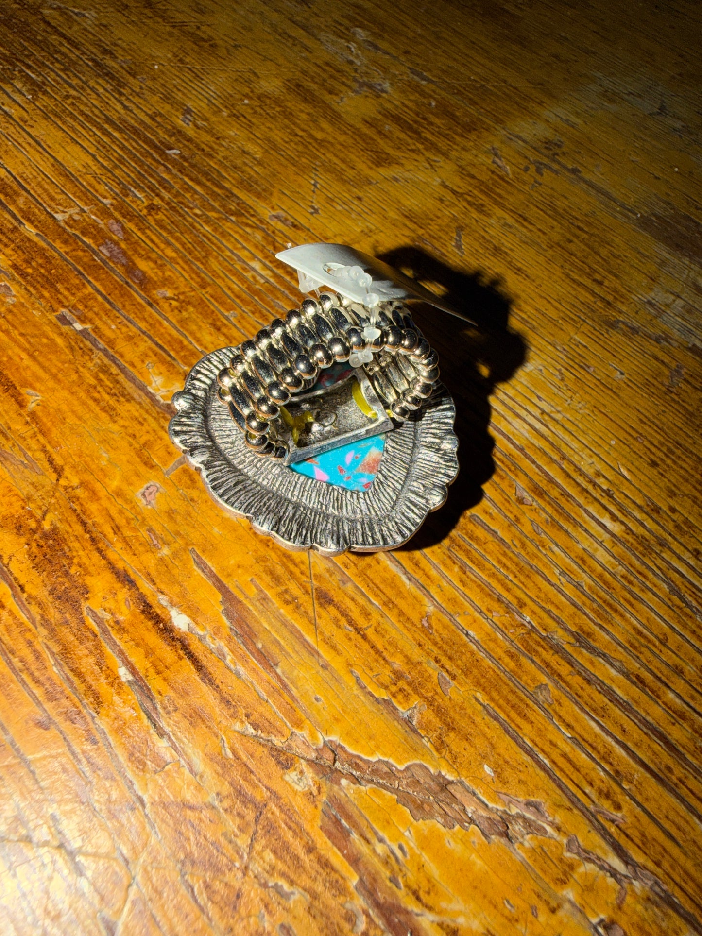 Texas jewelry flerfärgad hjärta ring stretch