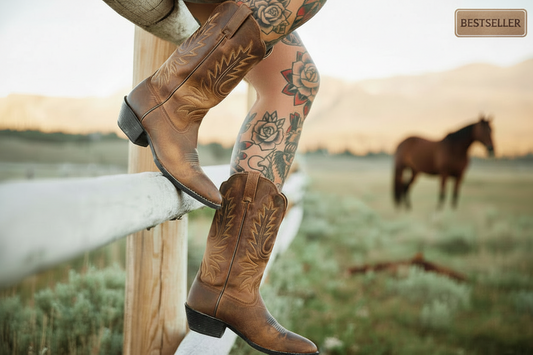 Ariat Heritage R Toe Western dam boots