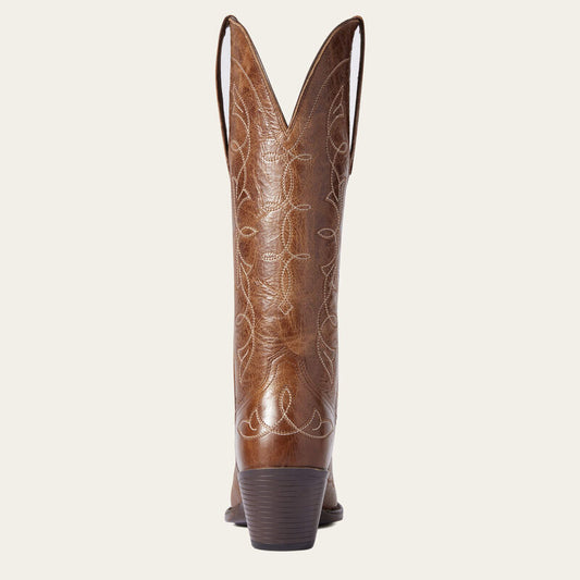 Ariat Heritage D Toe StretchFit Western Boot dam boots dark tan