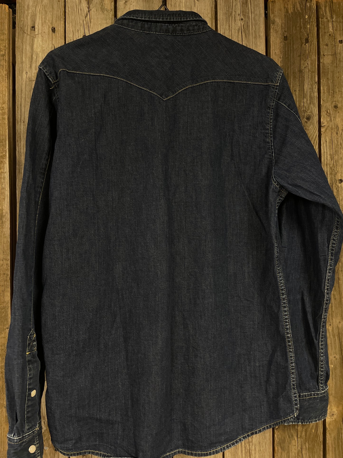 Vintage jeansskjorta Lee western