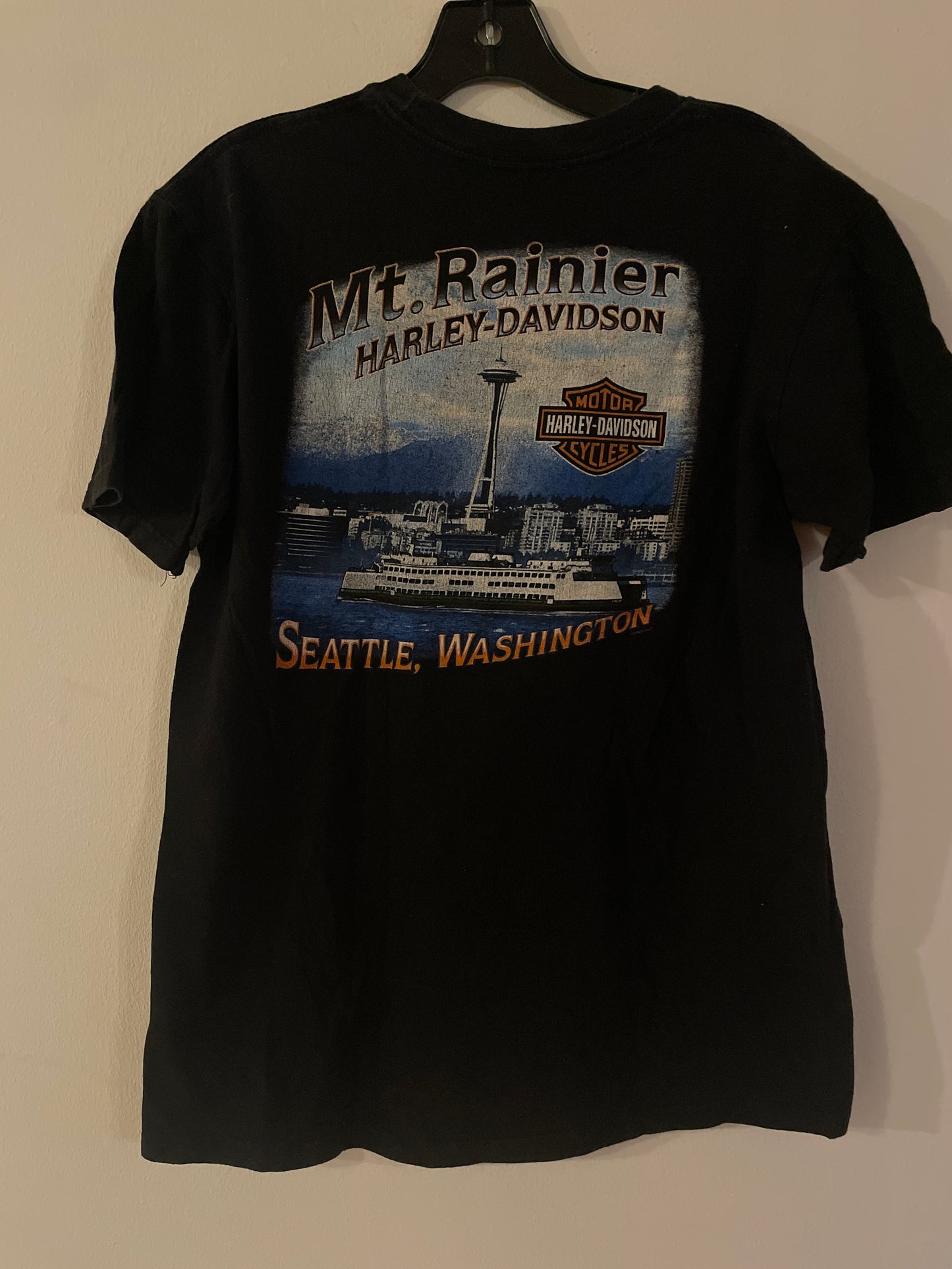 Harley Davidson motorcykel tshirt svart small /medium unisex