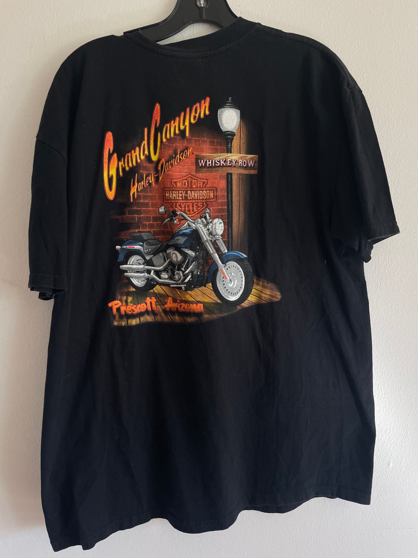 Harley Davidson motorcykel tshirt svart xl unisex
