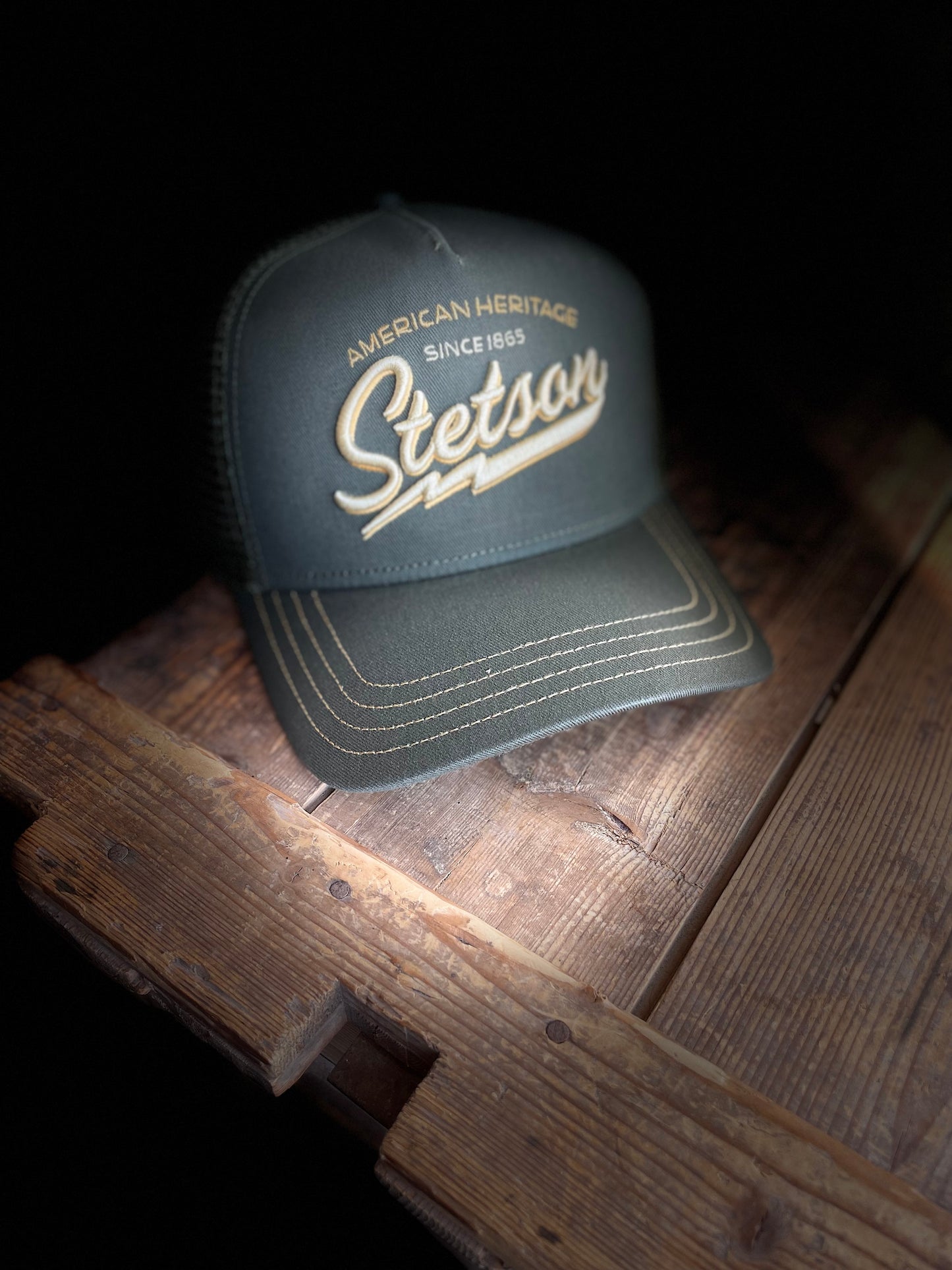 Stetson American Heritage Classic Cap olive grön
