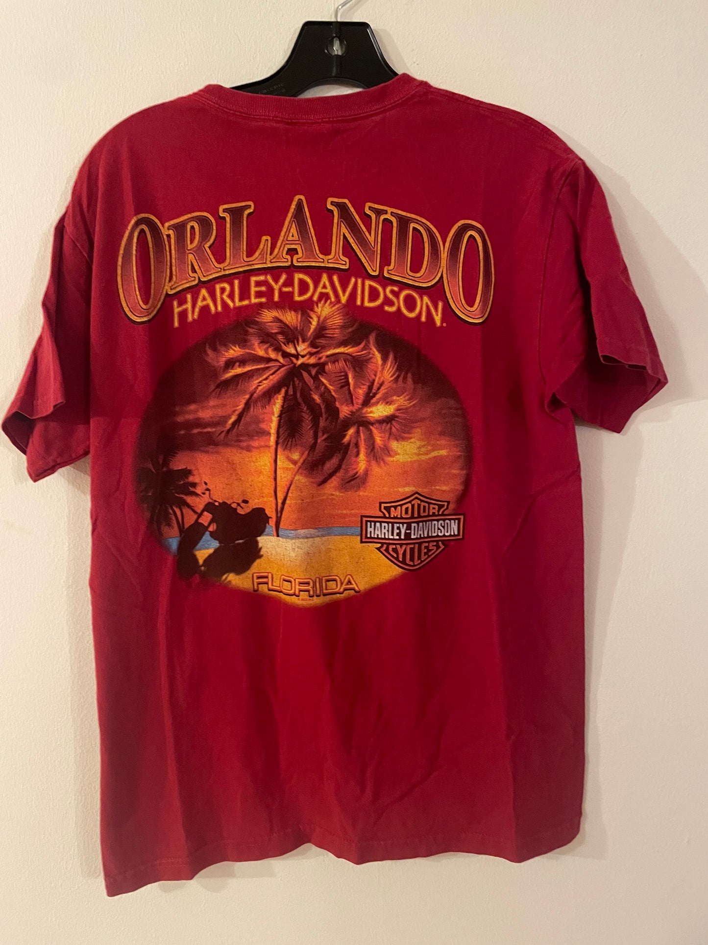 Harley Davidson motorcykel tshirt svart medium unisex