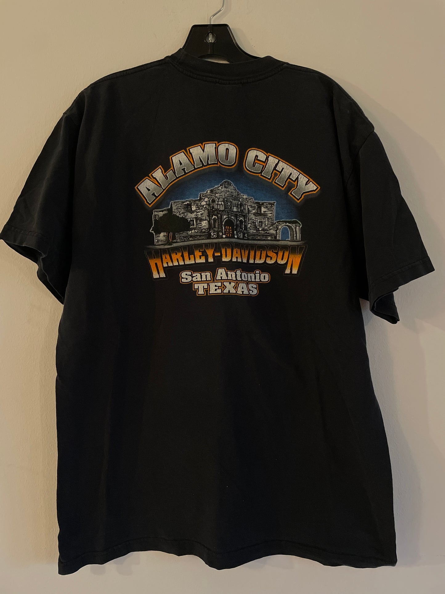 Harley Davidson motorcykel tshirt Svart xl unisex