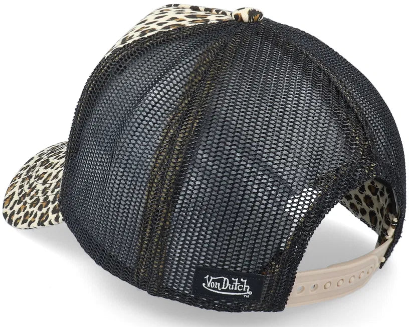 von dutch logo cap Leopard