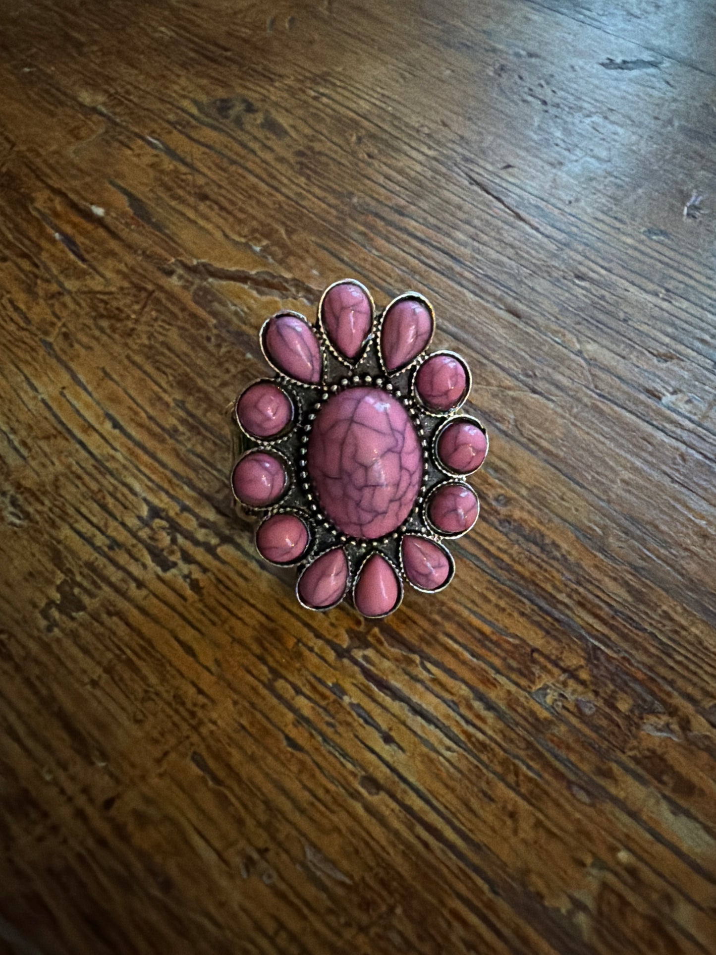 Texas jewelry ljus rosa ring stretch