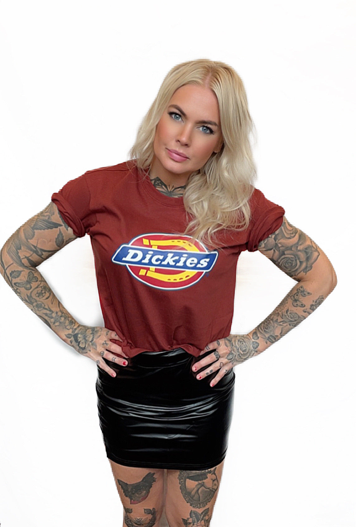 Dickies bas Tshirt rostbrun nyhet unisex