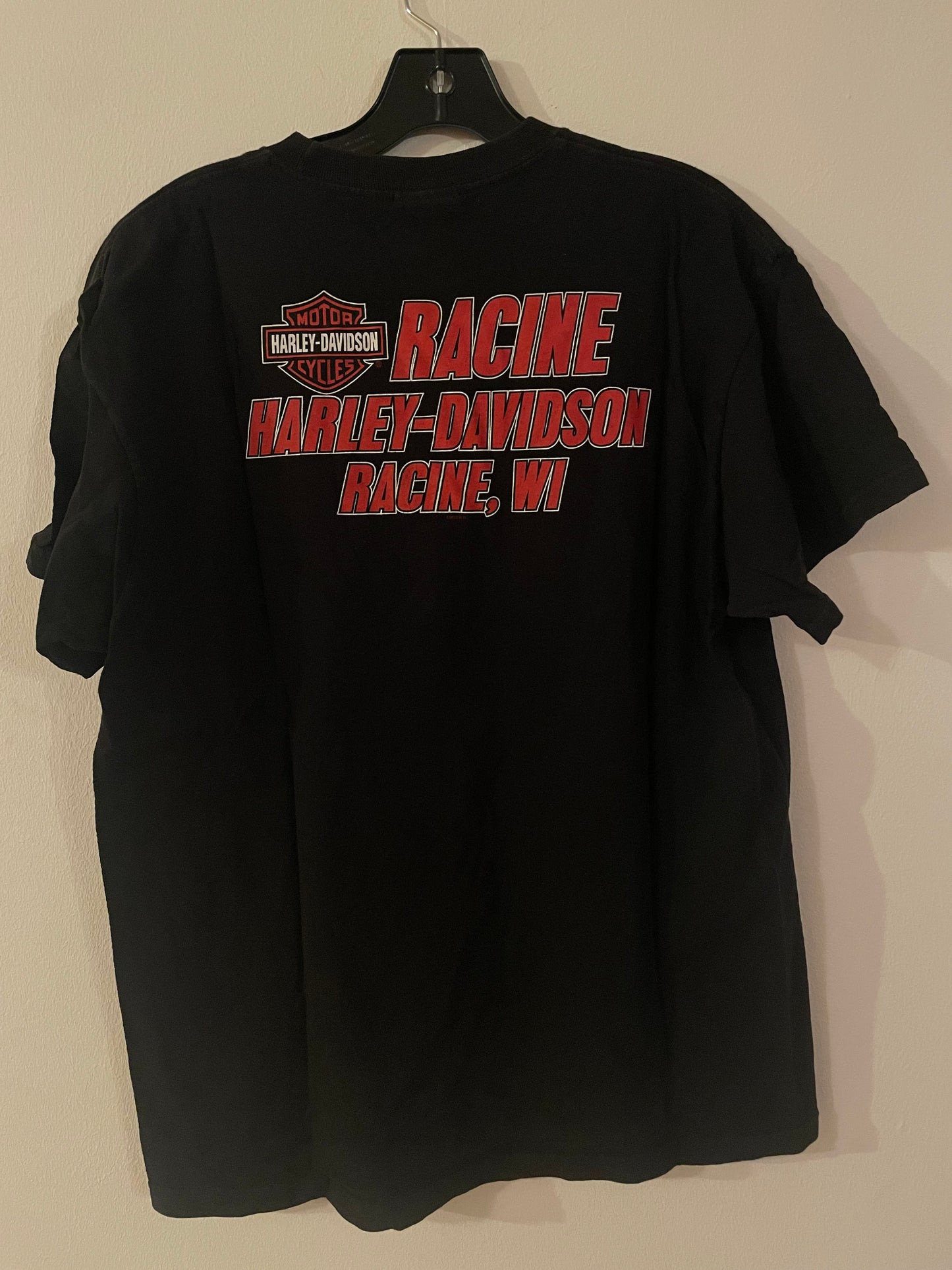 Harley Davidson motorcykel tshirt Svart L unisex