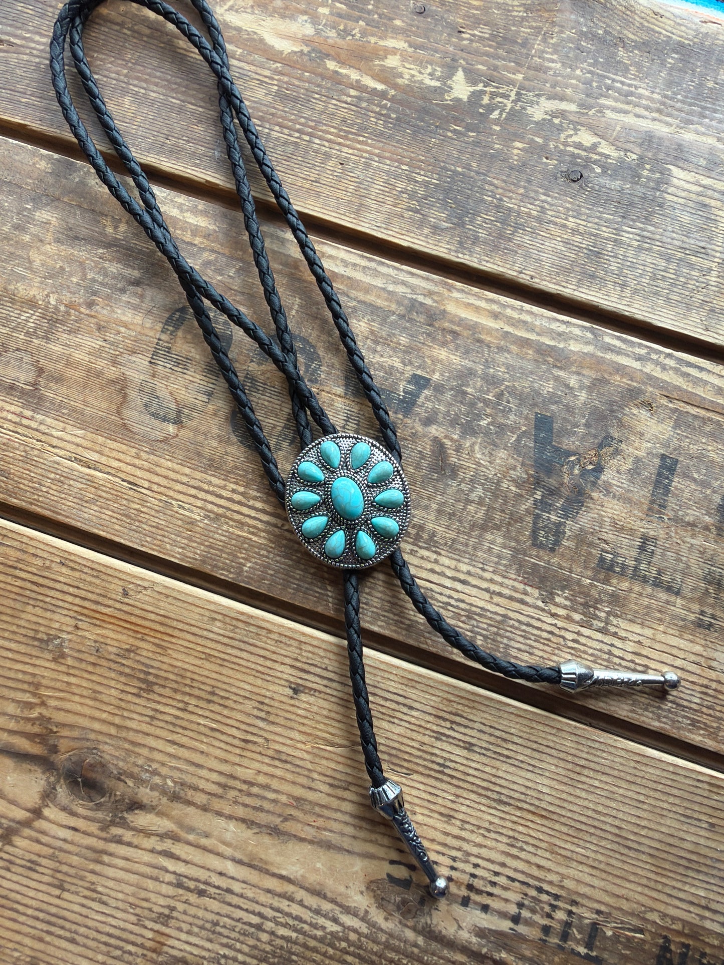 Texas jewelry dust bolo tie