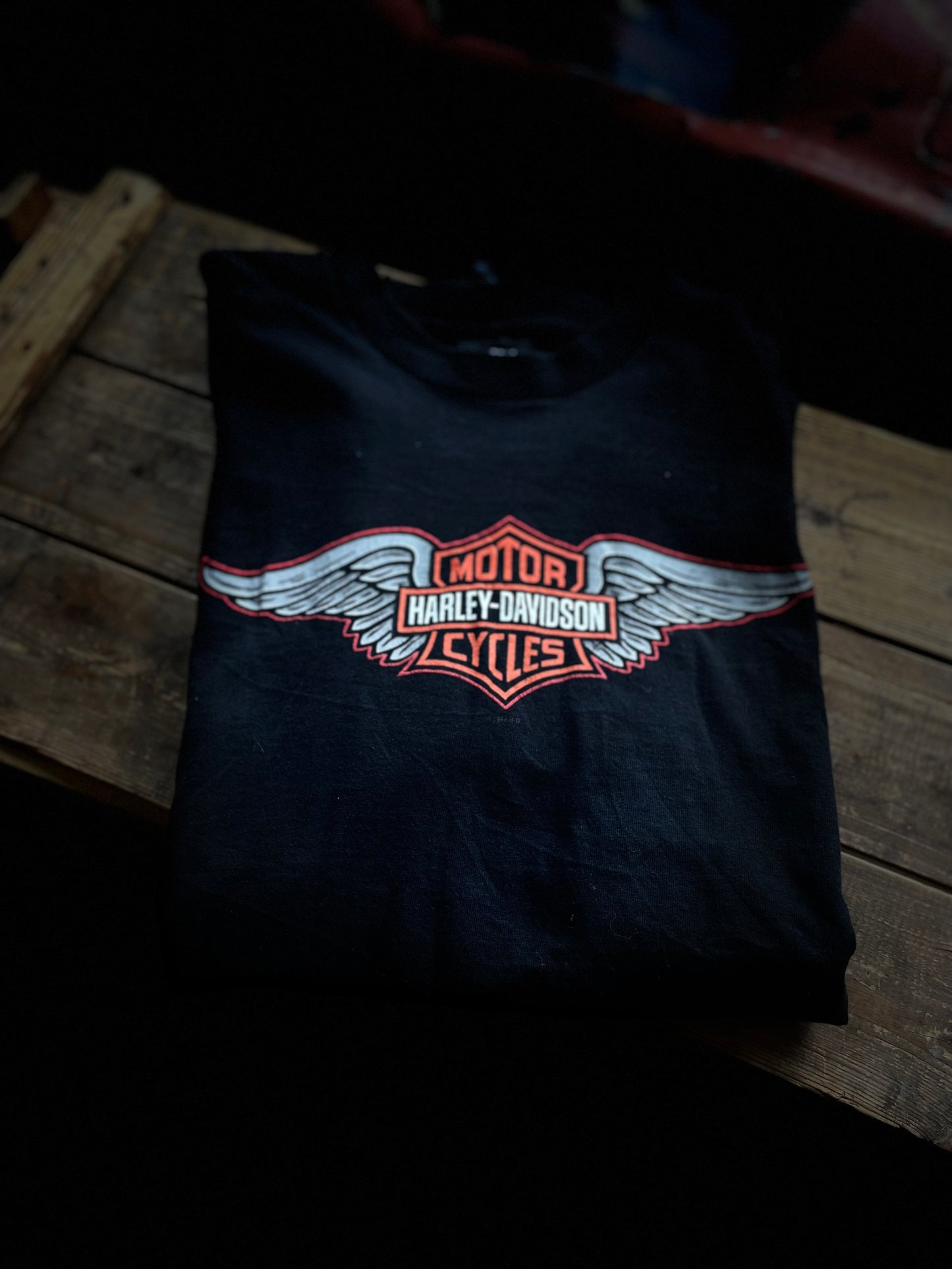Harley davidsson tshirt svart unisex