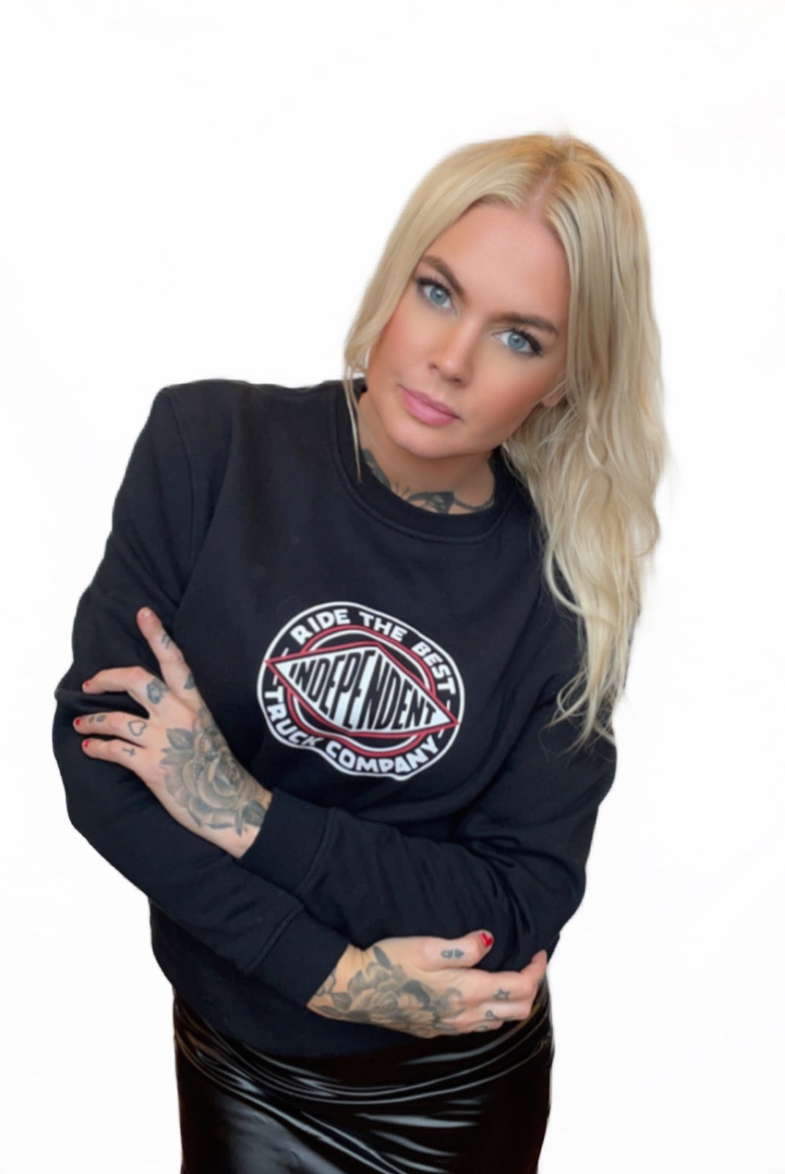 Independent Tjocktröja crew rtb summit utan luva svart unisex