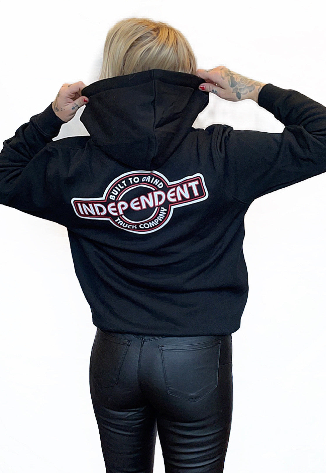 Independent Tjocktröja btg bauhouse svart luva svart unisex