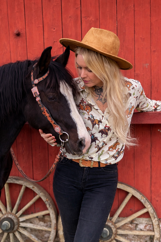 rebell skjorta cowboy