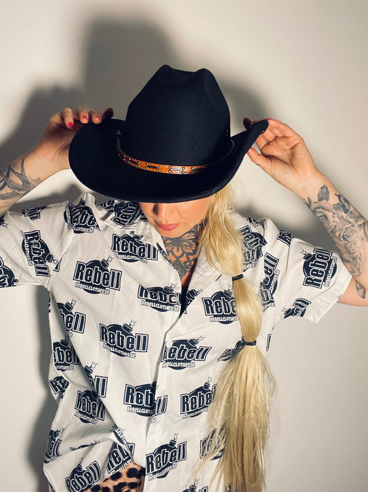 rebell hawaii skjorta unisex