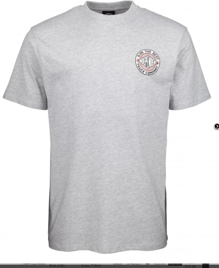 Independent Tshirt btg summit grå unisex