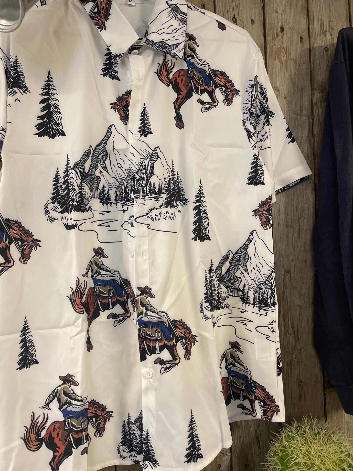 rebell hawaii skjorta westerncowboy unisex
