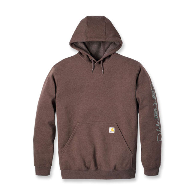 CARHARTT SIGNATURE LOGO HOODED SWEATSHIRT tryck arm