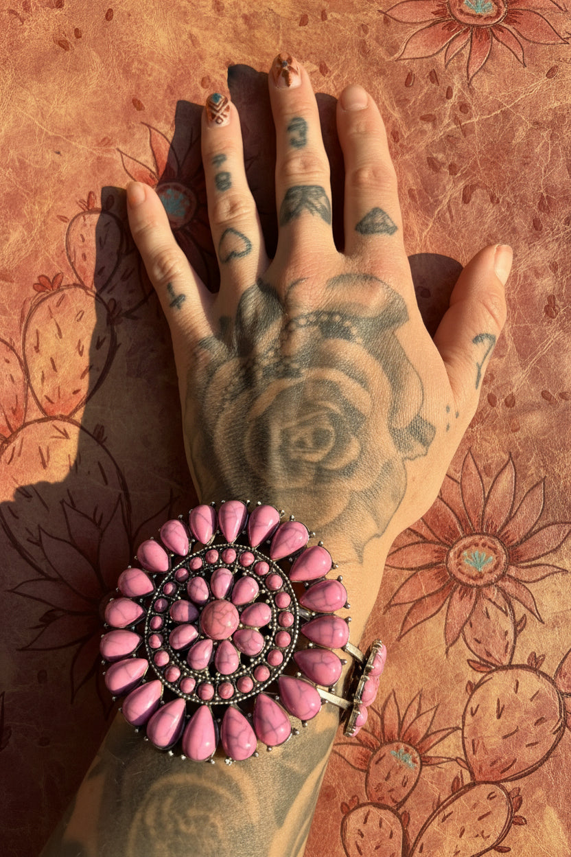 Texas jewelry armband rosa
