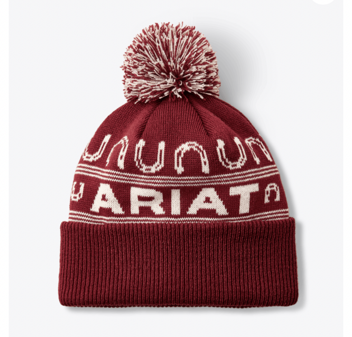 Ariat mössa vinröd