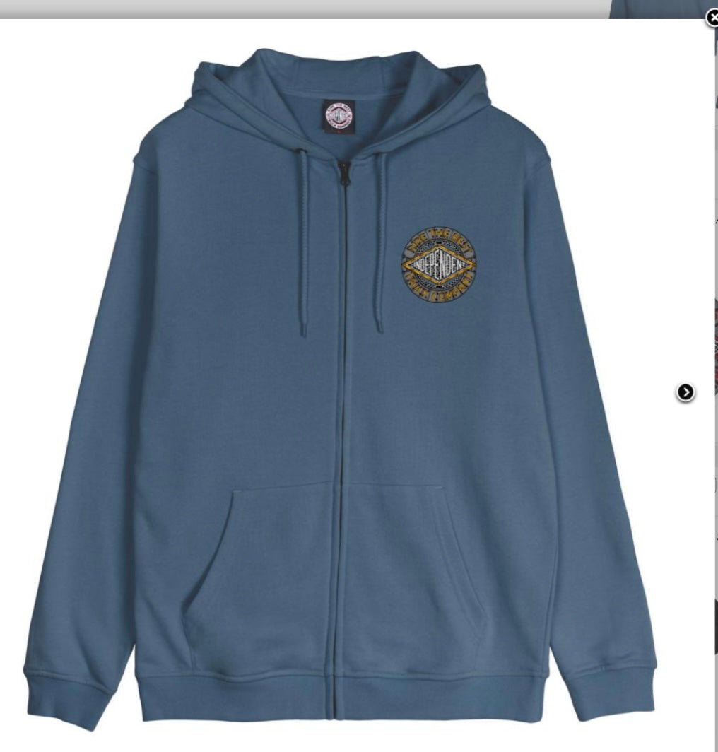 Independent Tjocktröja blå mako unisex