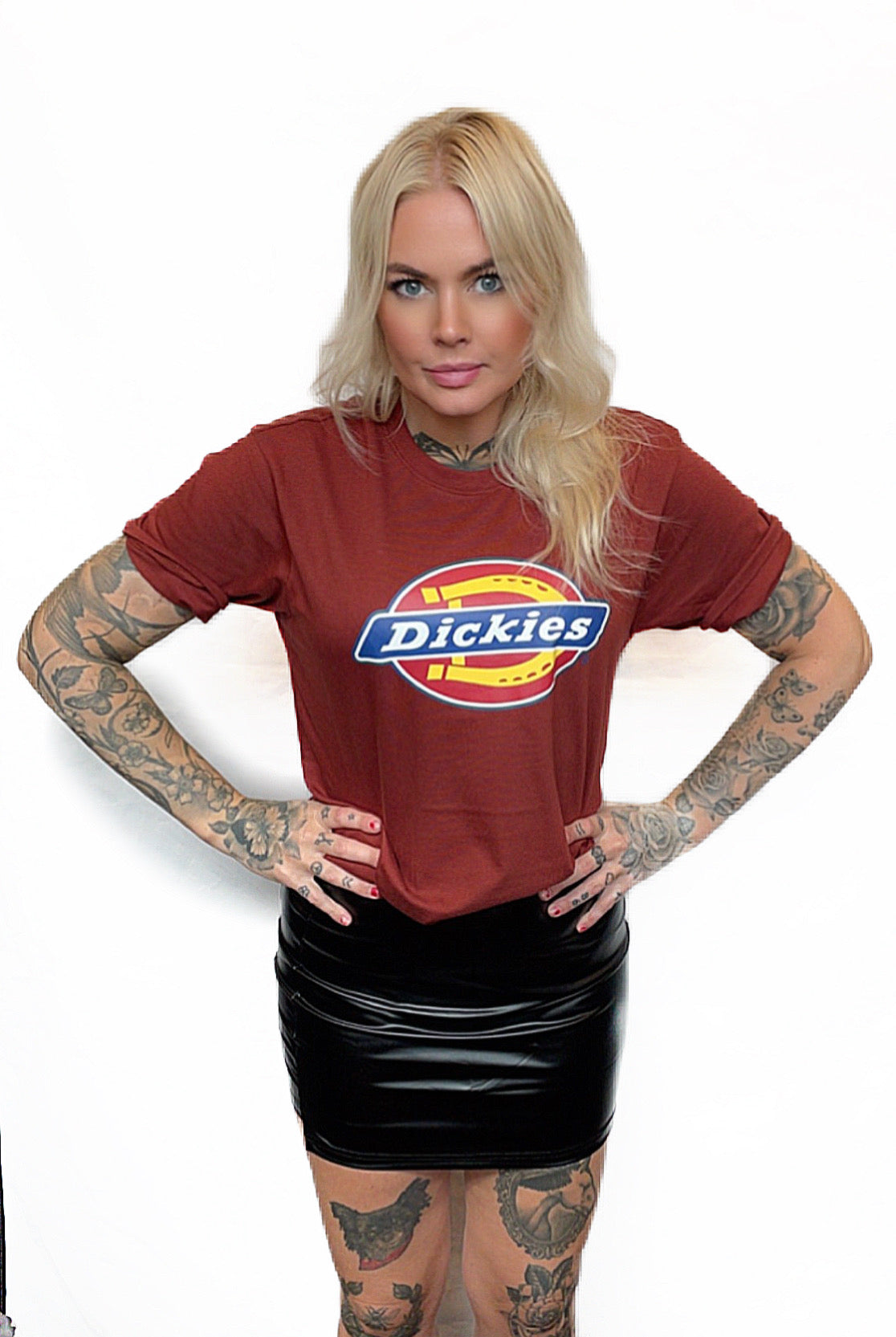 Dickies bas Tshirt rostbrun nyhet unisex