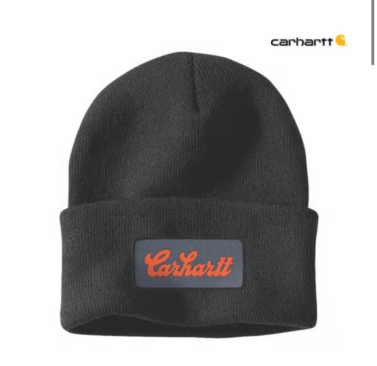carhartt mössa one size new black