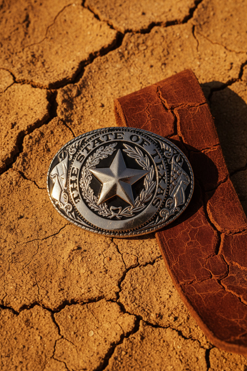 Texas belt buckle