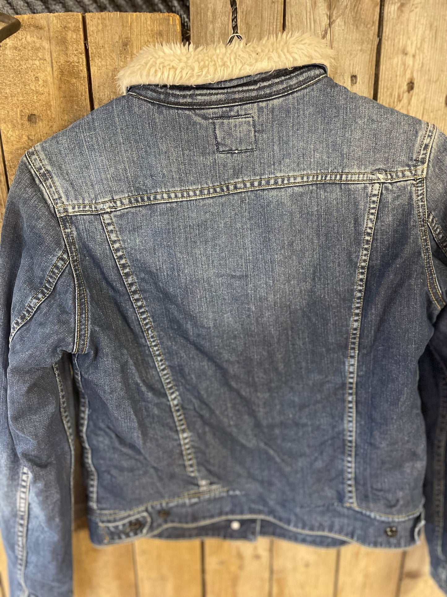 Vintage jeansjacka Lee blå medium