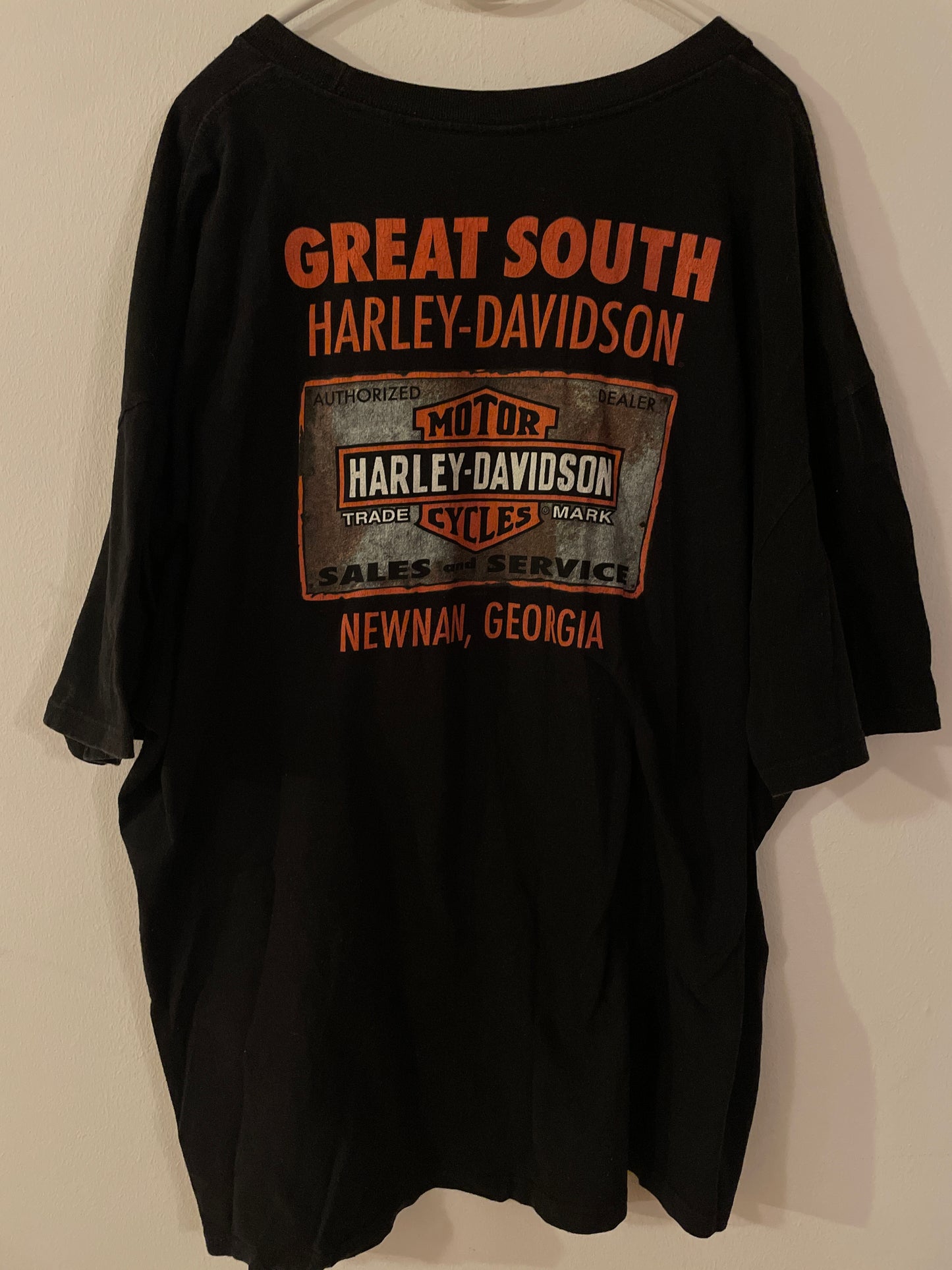 Harley davidson biker tshirt svart unisex 3XL
