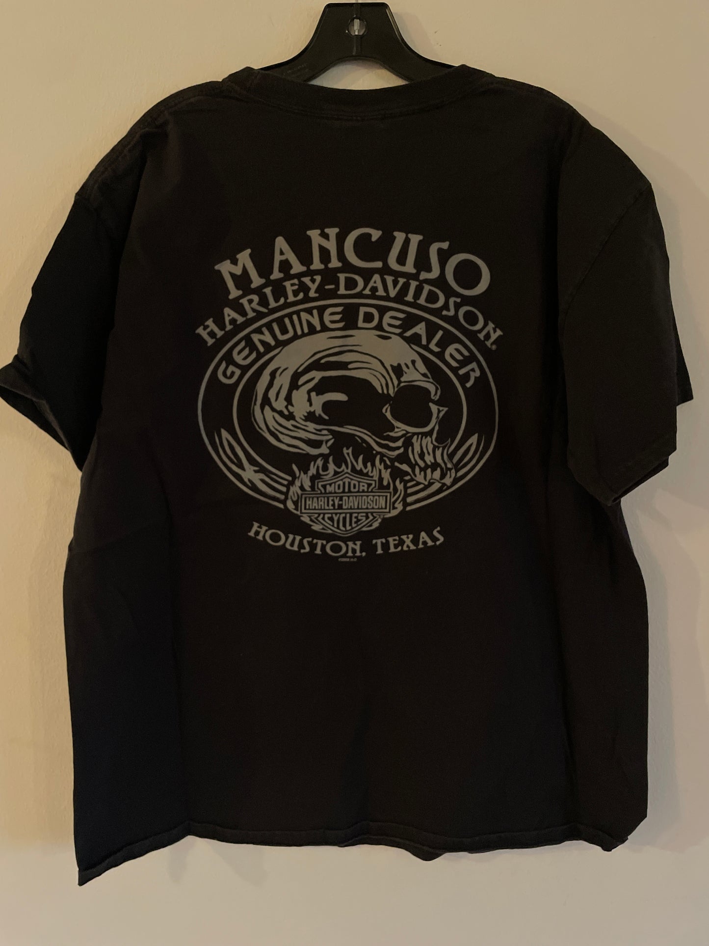 Harley Davidson motorcykel tshirt Svart xl unisex