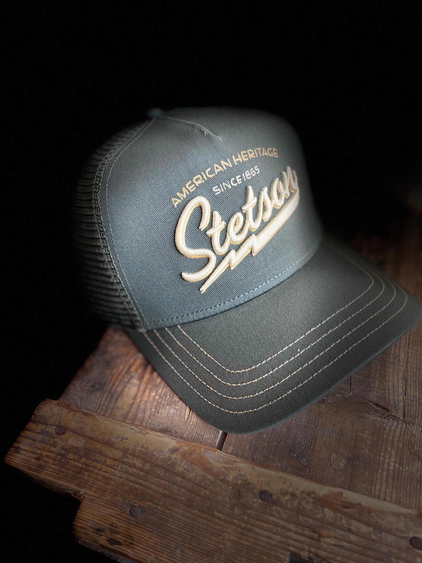 Stetson American Heritage Classic Cap olive grön