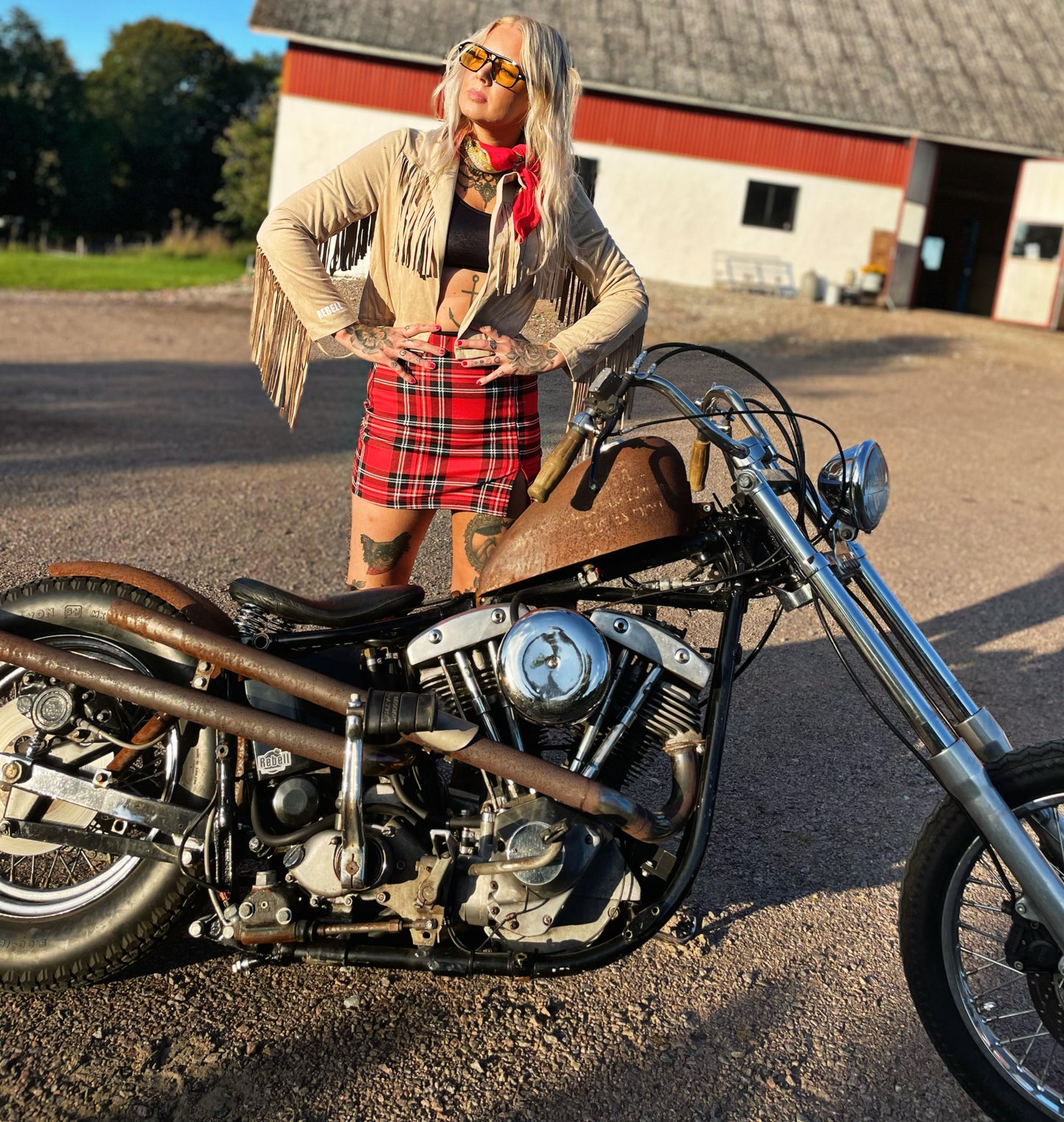 Rebell solglasögon svart pilot- gult glas xx 7 unisex