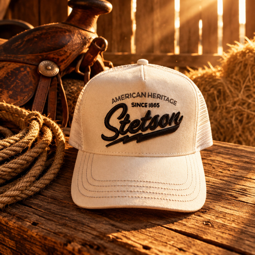 Stetson Trucker Keps vit