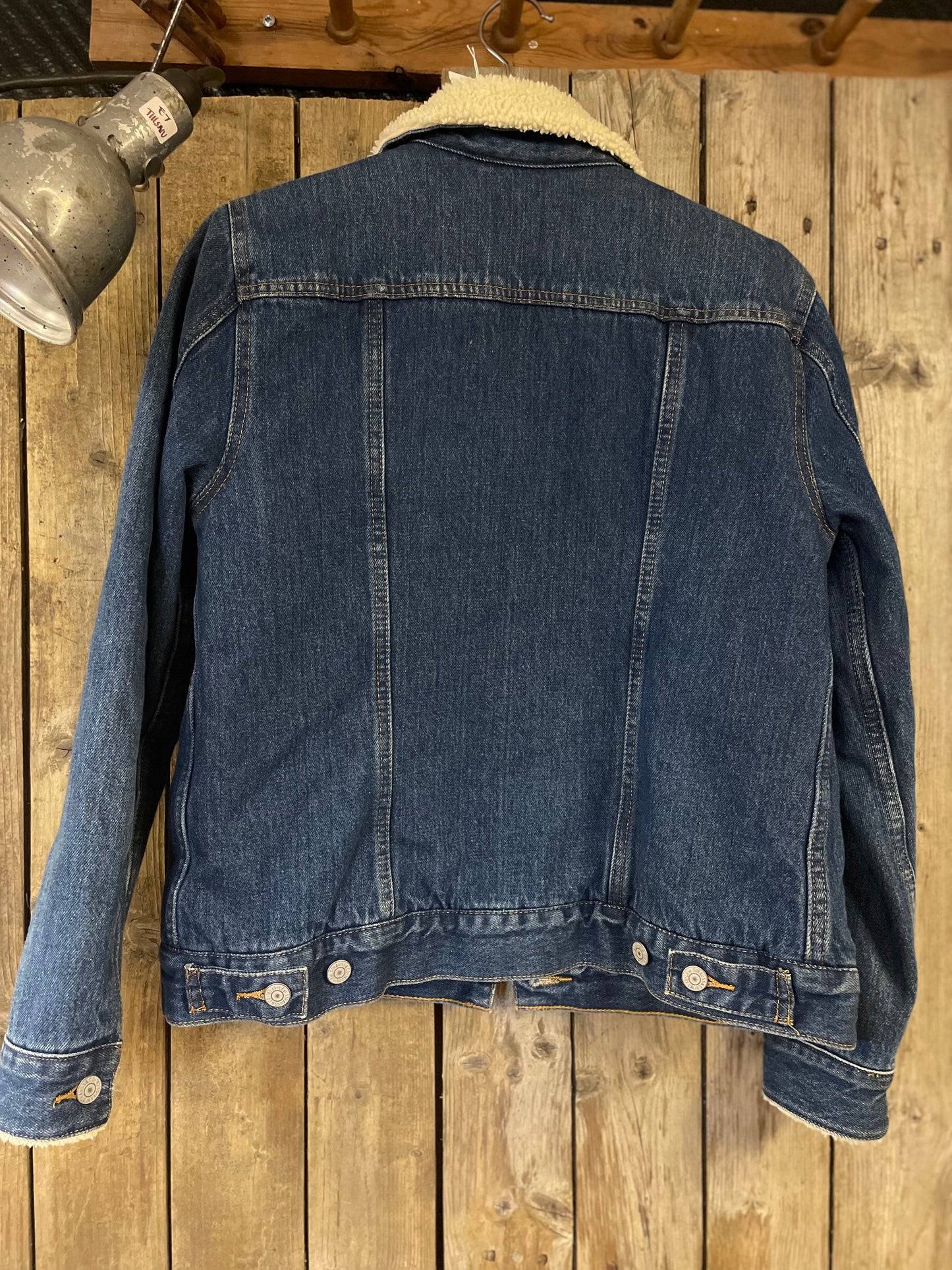 Vintage jeansjacka Levi’s blå medium