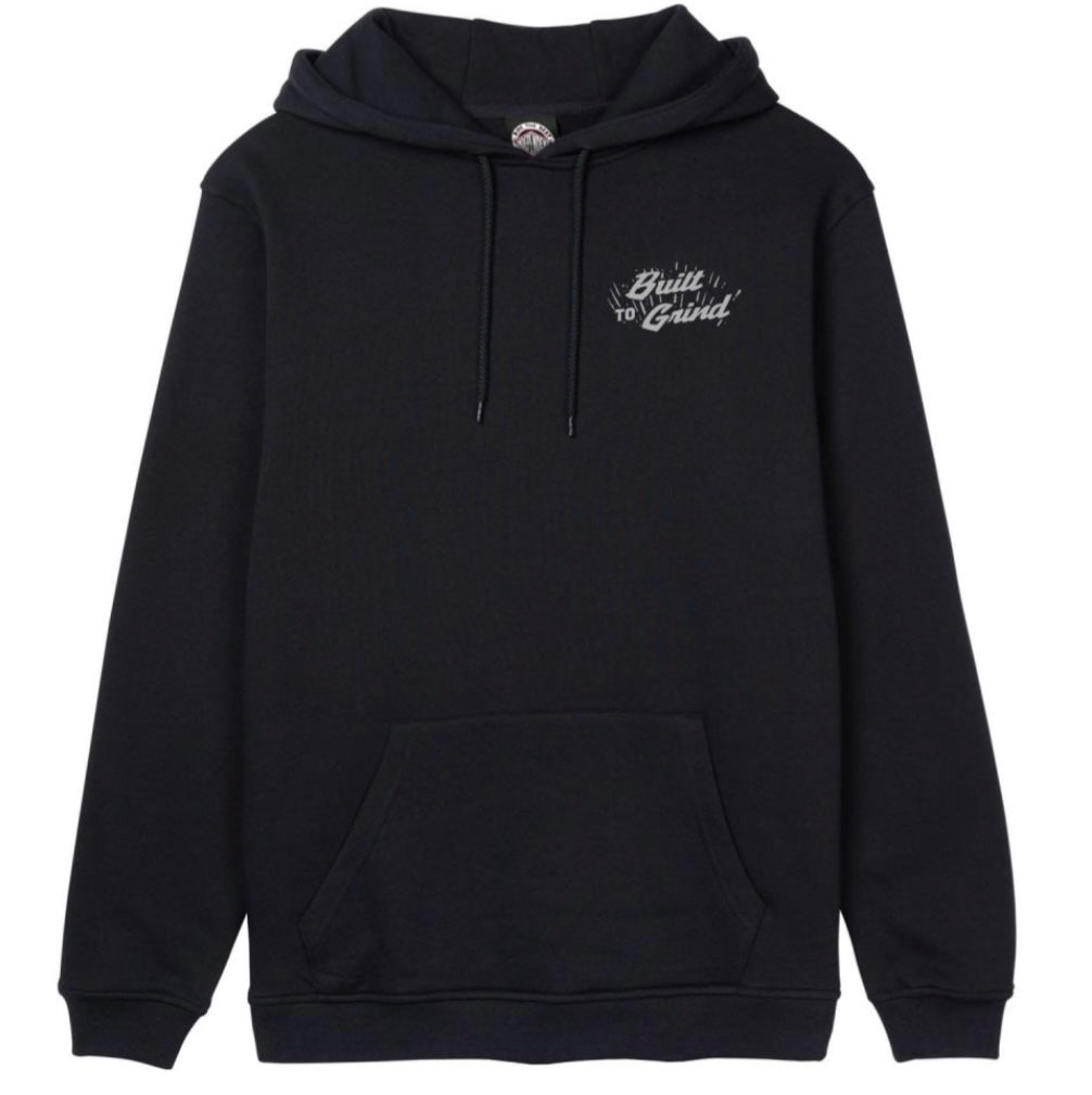 Independent Tjocktröja svart grind luva unisex