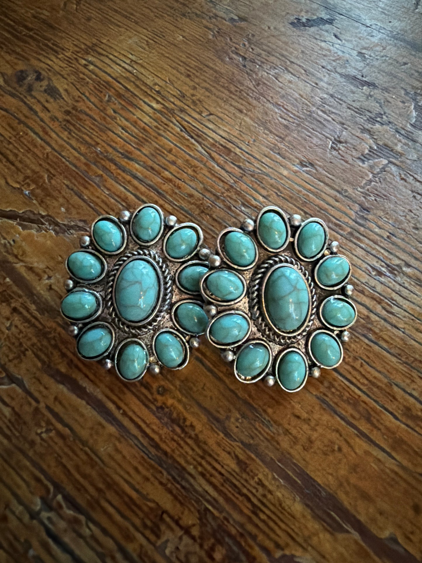 Texas jewelry turkosa örhängen