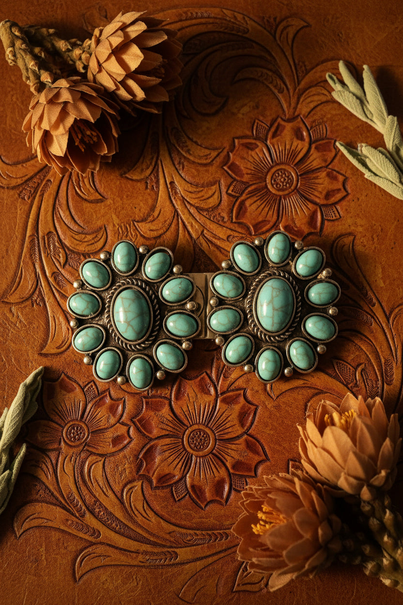 Texas jewelry turkosa örhängen