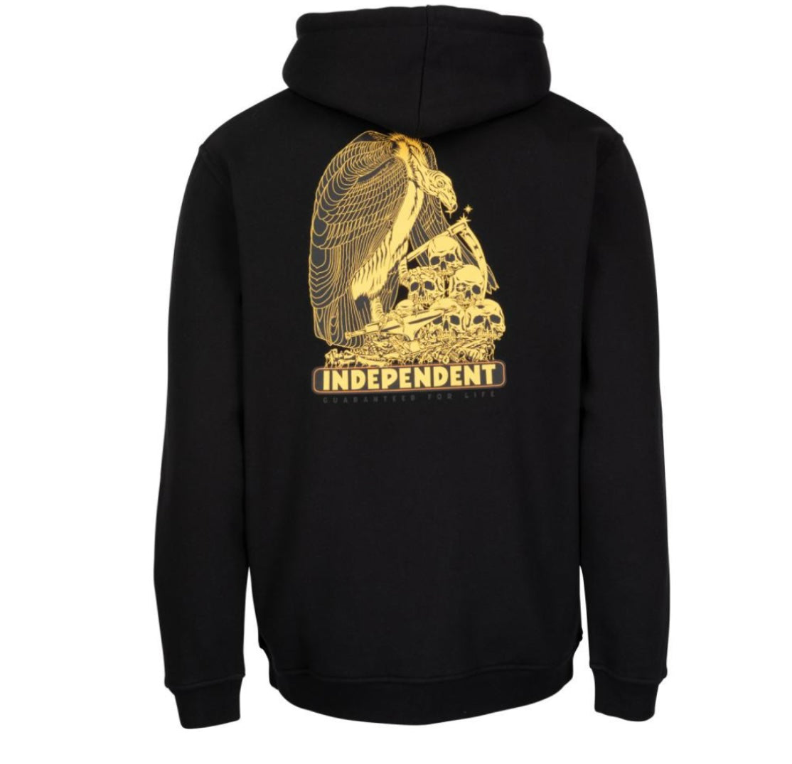 Independent Tjocktröja luva dragkedja fel boneyard unisex