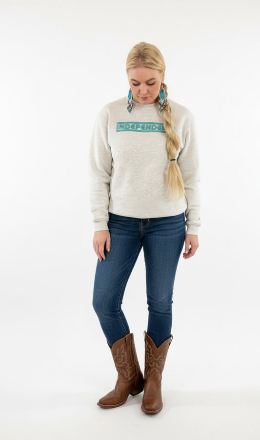 Independent Tjocktröja grå Bauhaus unisex