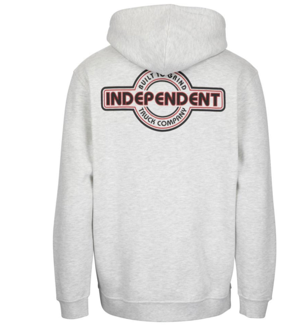 Independent Tjocktröja btg bauhouse grå luva svart unisex