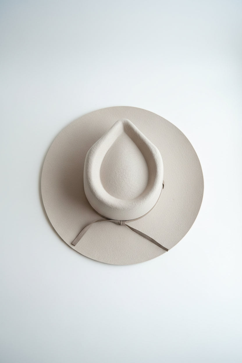 Rebell dusty light beige westernhatt Texas