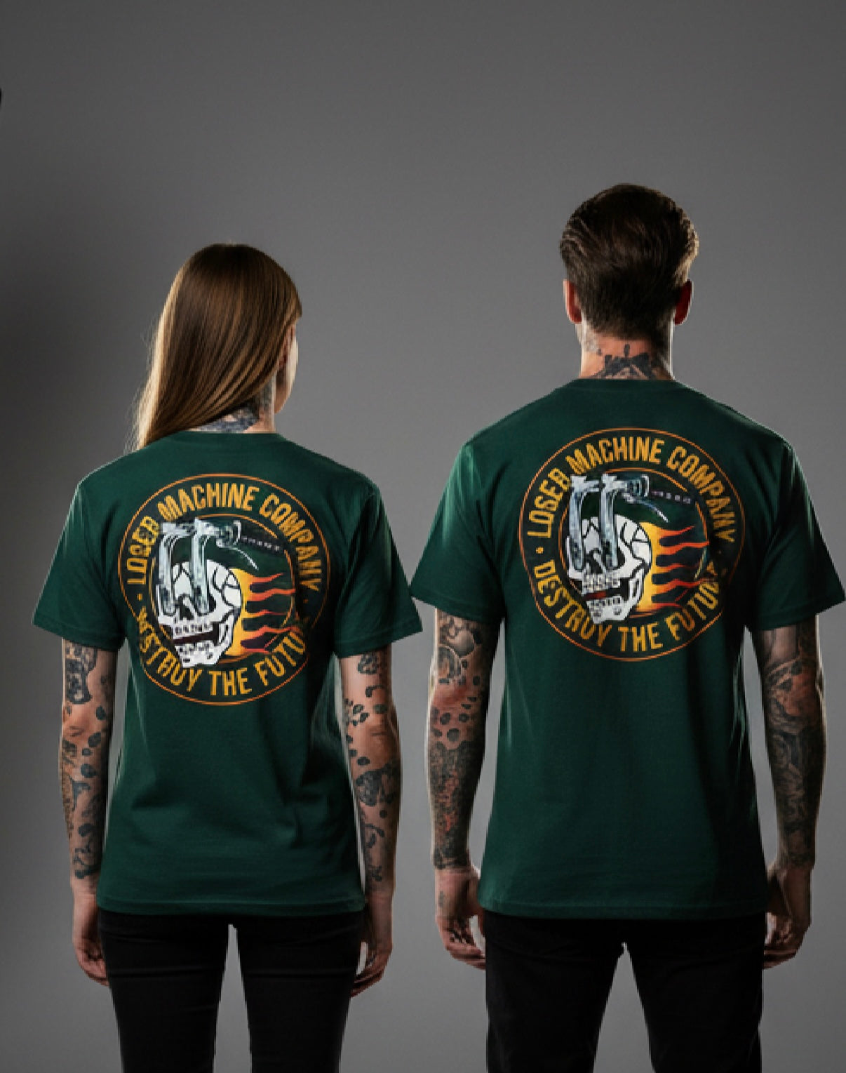 LOSER MACHINE behind bars grön tshirt uisex