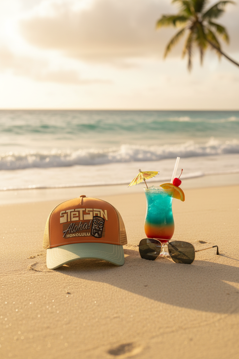 Stetson Trucker Keps Honolulu