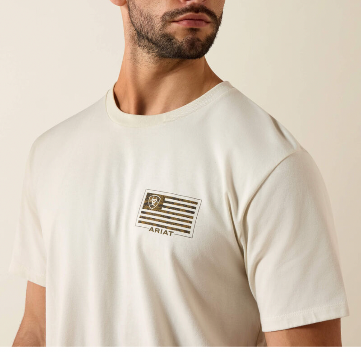 Ariat MNS Ariat buckle flag patriot ariat Herr T-Shirt