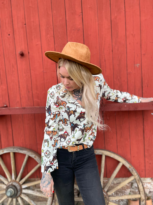 rebell skjorta cowboy