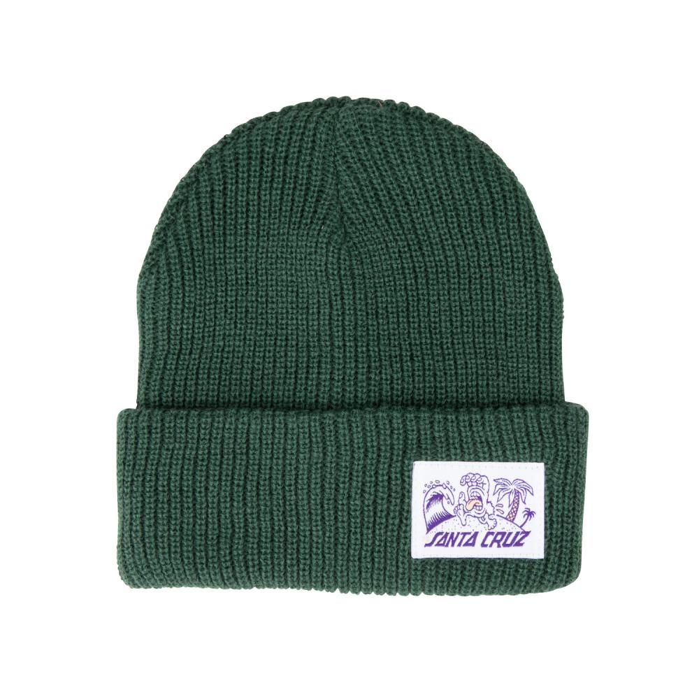 Santa Cruz Beanie Classic Label grön mössa