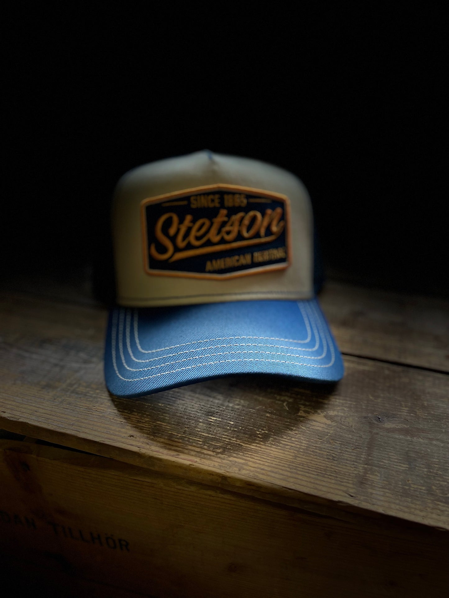 Stetson - Truckerkeps blå