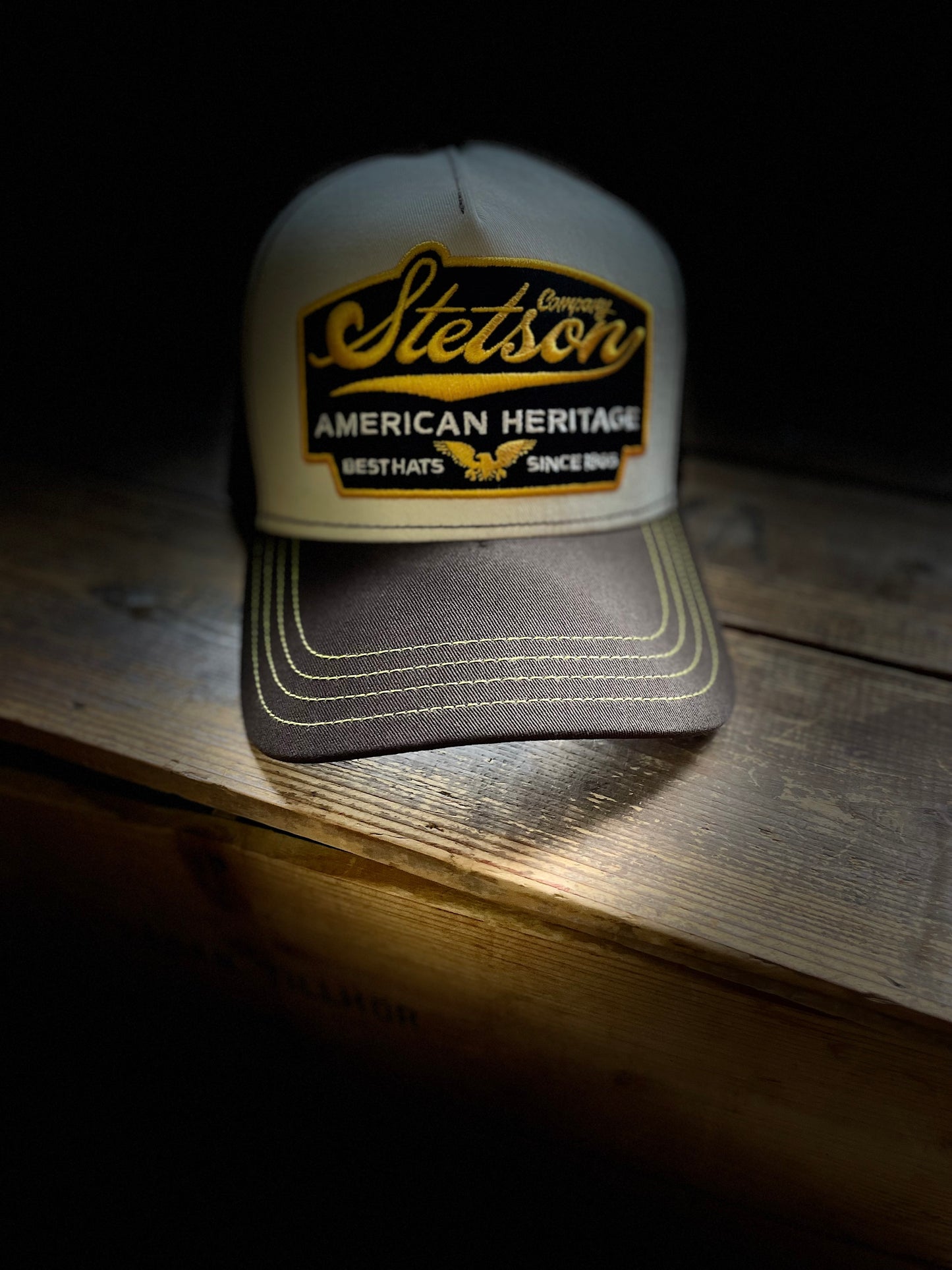 Stetson Trucker Keps American Heritage brown