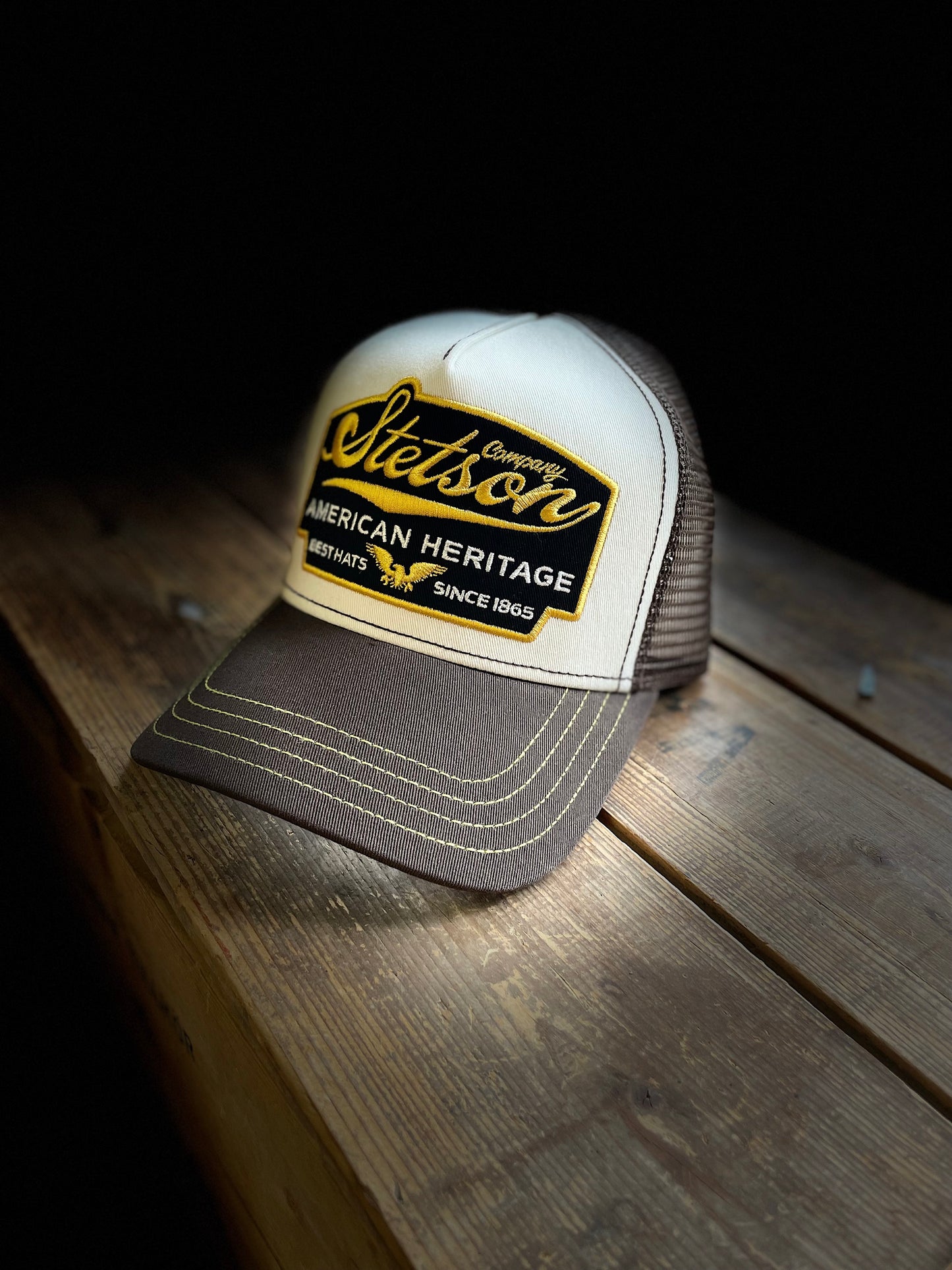Stetson Trucker Keps American Heritage brown